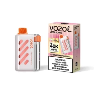 خرید پاد یکبار مصرف وزول ویستا 40000 پاف vozol vista توت فرنگی موز